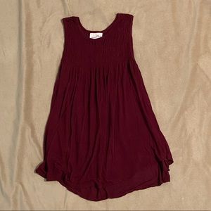 Maroon tank